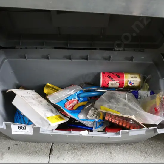 toolbox and contents