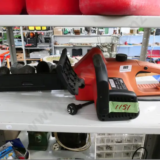 Morrison electric chainsaw