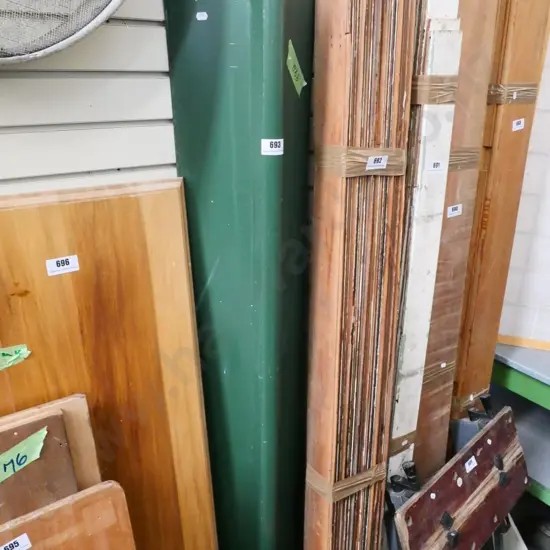 section of metal roofing ridge capping L-1910