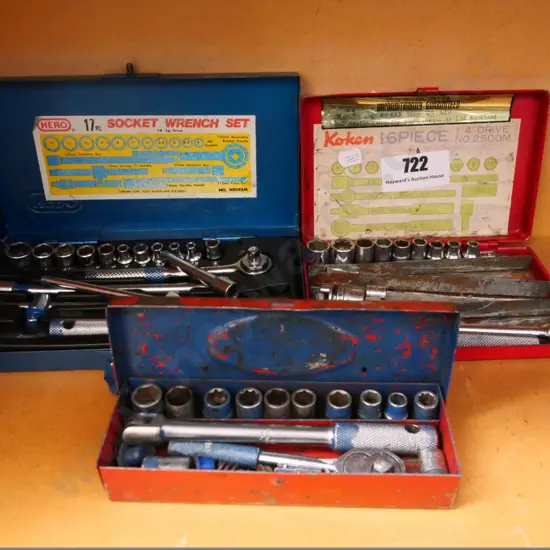 3 small socket sets