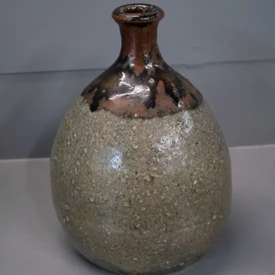 Barry Brickell studio pottery flask H-210 Diameter 150