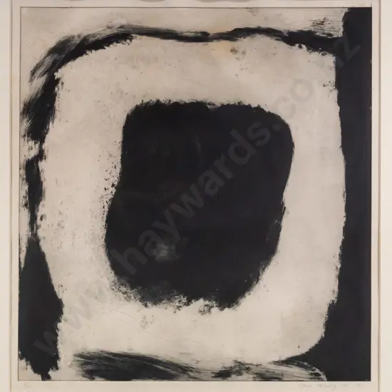 David Hegarty Nov 1997 - framed ltd edition print 1/10 - abstract H-540 W-410