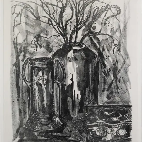 Ray T Sheppard 91 - framed ltd edition print 6/6 "Treasured things" H-550 W-430