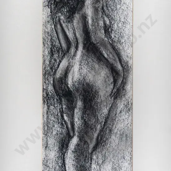 Janet Weir '99 -framed pastel - nude H-370 W-125