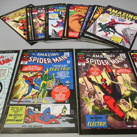 Marvel Comics 2006 reissue of the first 24 Spiderman comics, plus a few duplicates