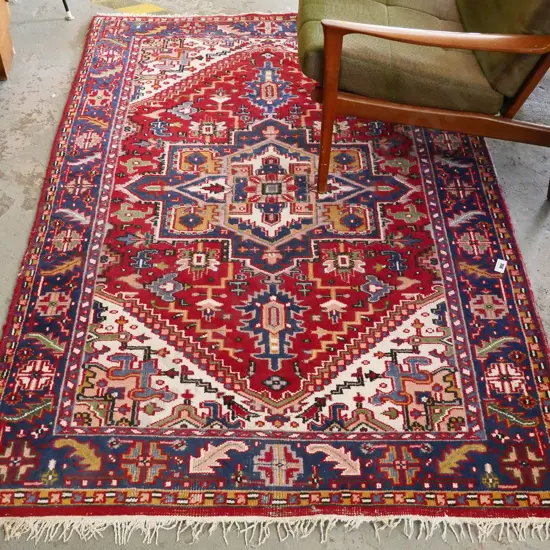 woven floor mat - some light  wear L-2080 W-1370