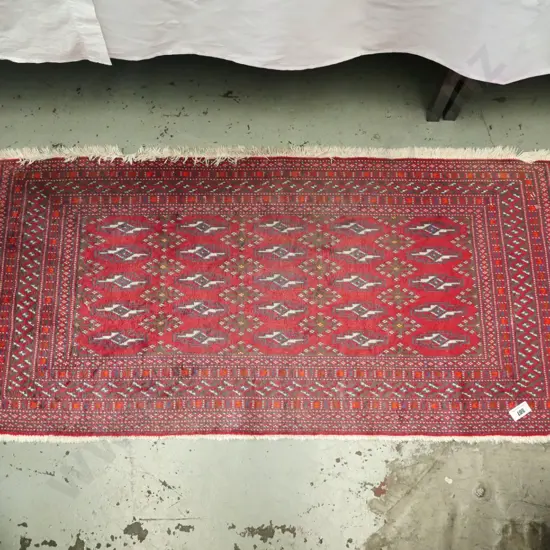 small woolen floor mat - fading L-1450 W-710