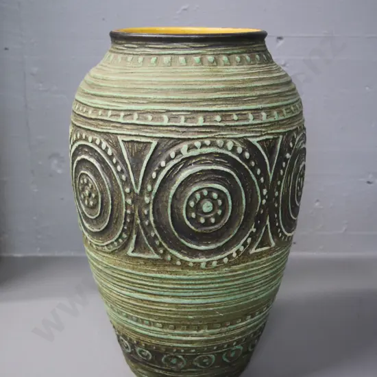 large German incised pottery vase H-390 Diameter approx. 260 at widest
