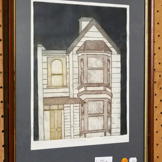 S Simmers - framed Artists Proof -  "Dolls House" H-240 W-195