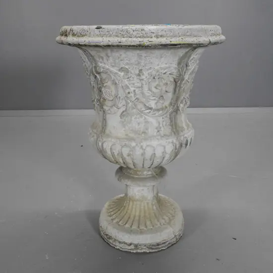 large classical style cast concrete garden urn H-530 Diameter 440 at top