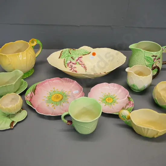 11 assorted Carlton Ware items including buttercup jug, dogwood jug, water lily cream & sugar, etc.