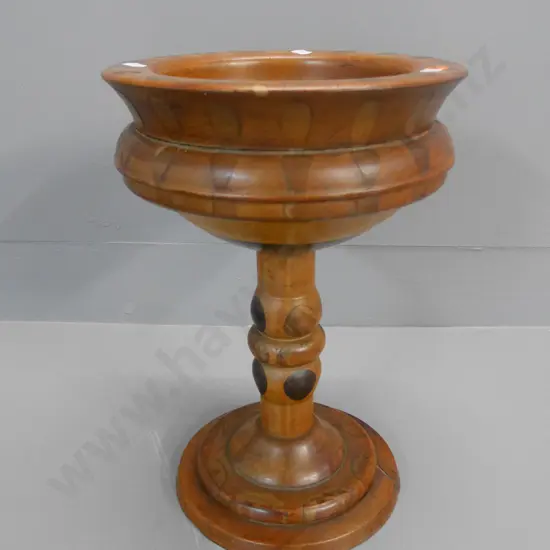 mixed timbers jardiniere stand H-340 Diam-235