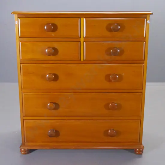 kauri 7-drawer Scotch chest - some marks on top H1000 W880 D430