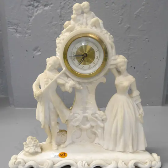 romance figural based mantle clock H-250