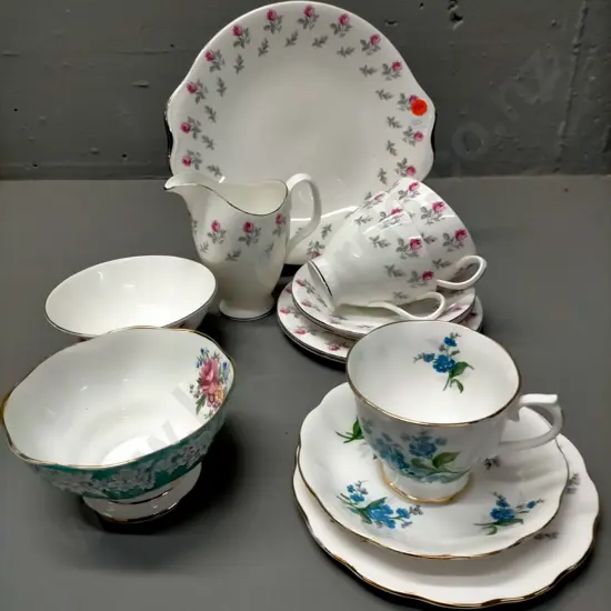 Royal Albert china - Winsome Forget Me Not and Enchantment