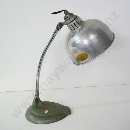 Infratherm heat lamp, cord cut off, has some pitting and wear H-430