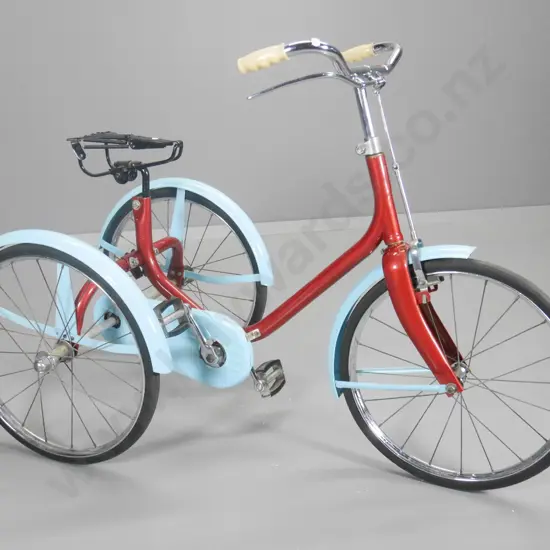 restored child's chain trike - no upholstery on seat