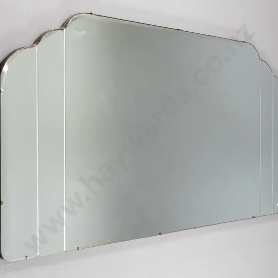 deco bevelled edge wall mirror H-610 W-1220