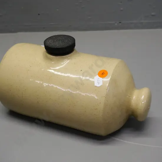 Pearson's England stoneware hot water bottle with bakelite screw top L-240