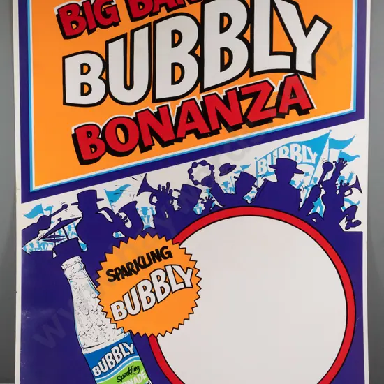 retro Big Band Bubbly Bonanza poster H-1010 W-760