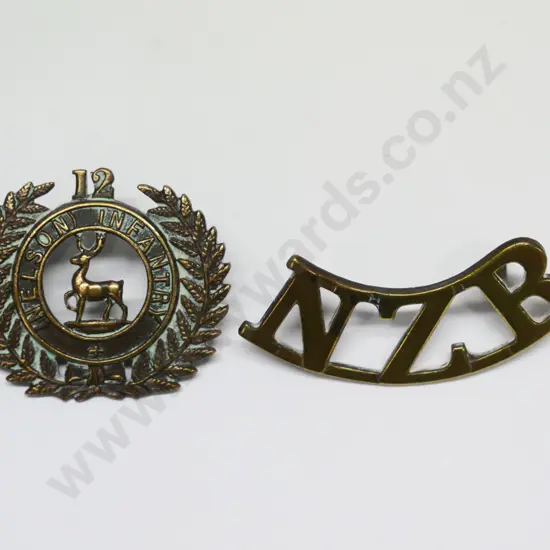 NZR badge & Nelson infantry badge