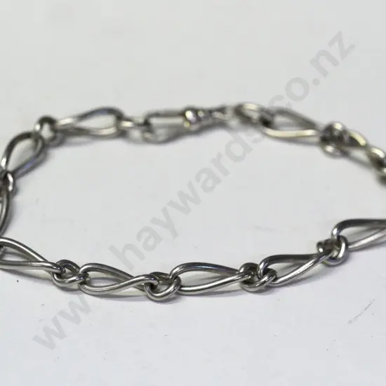 silver fob style bracelet stamped 925 NZ