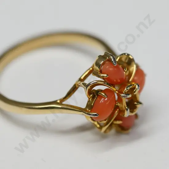 dress ring stamped 15k