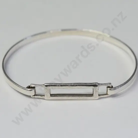 silver bangle stamped 925