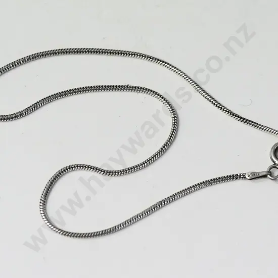 silver anklet stamped 925 Italy