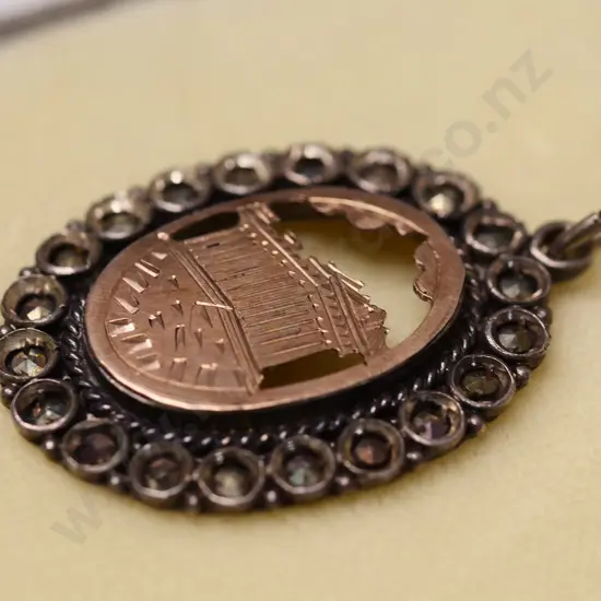 gold necklace with cz stones chain stamped 925