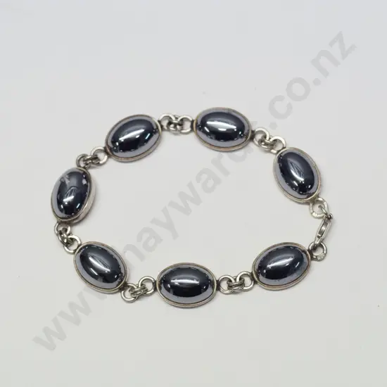 silver & stone? bracelet stamped 925