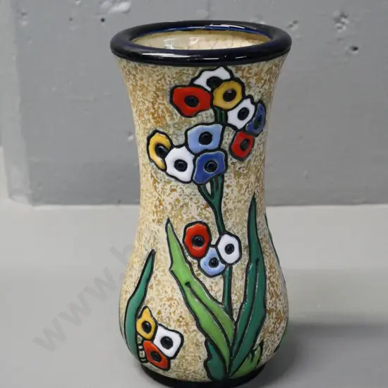 Imperial Amphora Bohmen vase - some crazing H190 D100