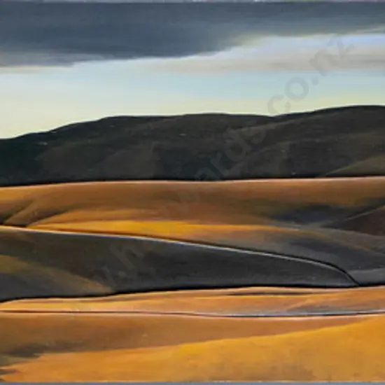 Joanna Dudson Scott '03 - oil on board "Wairau Hills" H-300 W-1610