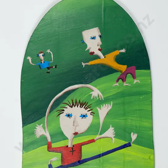 acrylic on wood - Jay and Filipa 2013 "Archie"