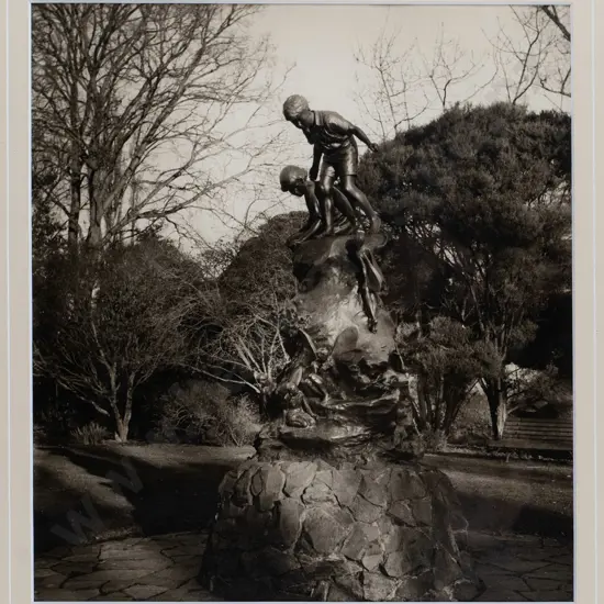 W H Beech  - framed b&w photograph "In the Neverland" H-270 W-240