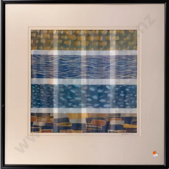 Jayne Hoare 1991 - framed ltd edition print 2/4 "Perceptions of Attractiveness H-420 W-440