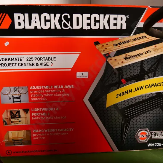 as-new Black and Decker Workmate 225
