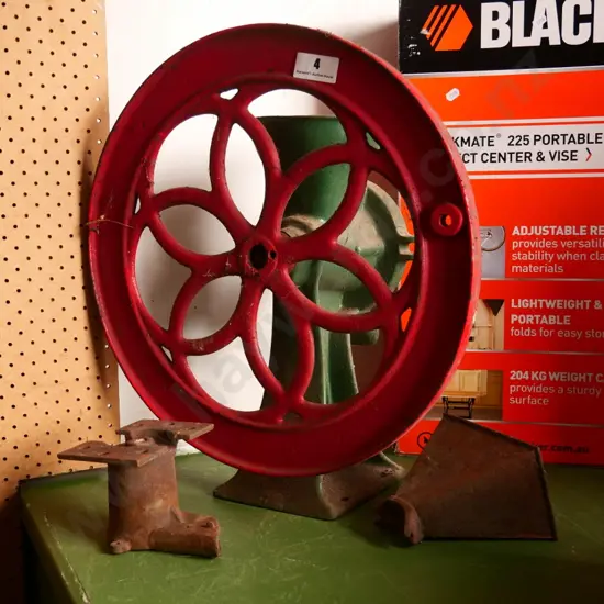 vintage cast iron part chaff cutter