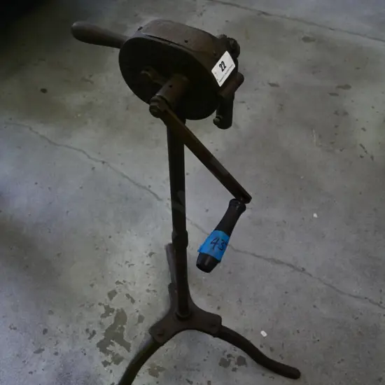 The Stewart Chicago Clipper - hand operated shearing machine, gears need some attention