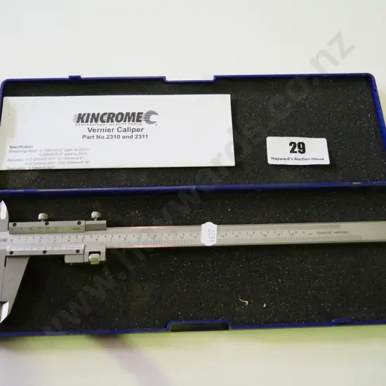 box of Vernier callipers