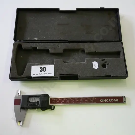 box of digital Vernier callipers