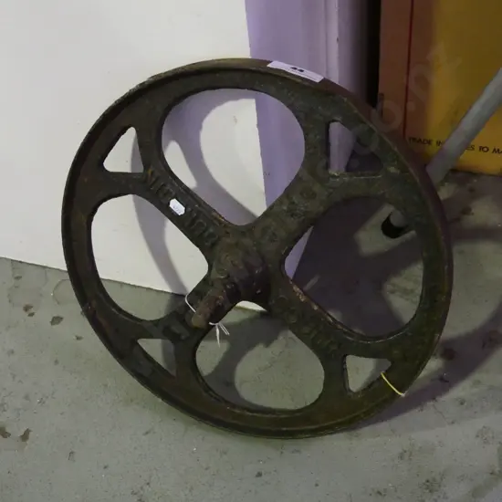 vintage agricultural wheel