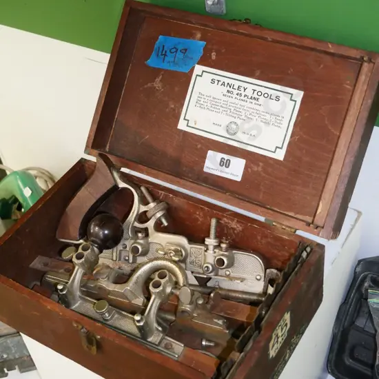 wood cased Stanley 45 plane