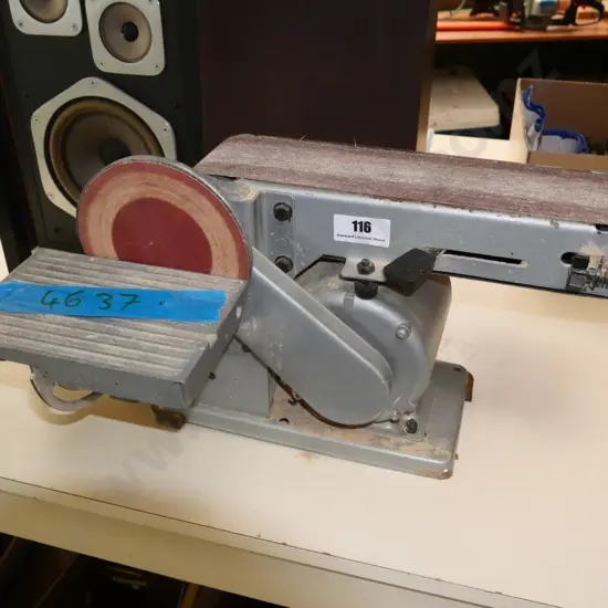 combination belt and disc sander