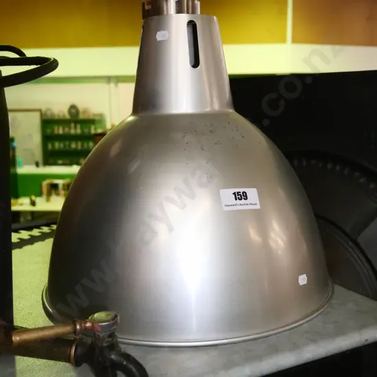 spun aluminium industrial light shade