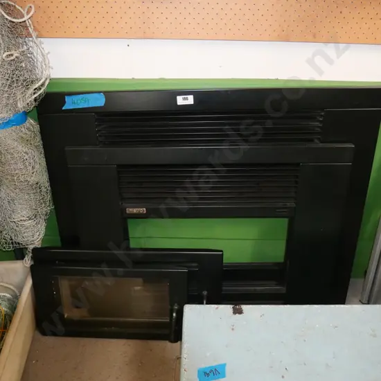 Metro wood burner doors, and metal fire fronts