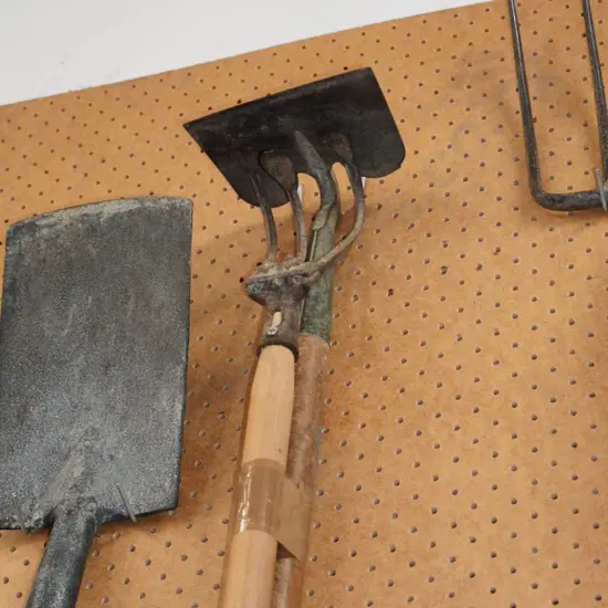 garden hoe and cultivator