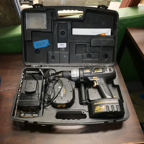 GMC 24V battery drill