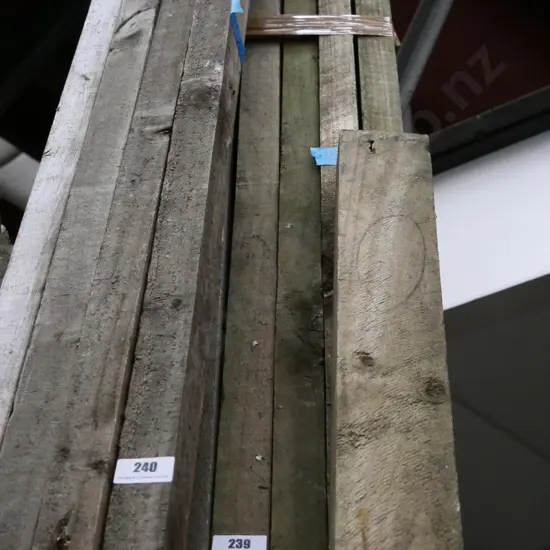 5 lengths of tanalised 120x50 timber - 3.6m lengths