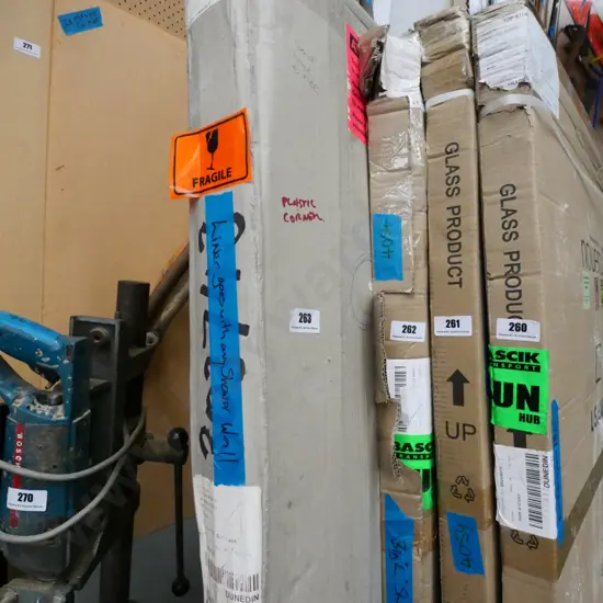 plastic corner shower liner